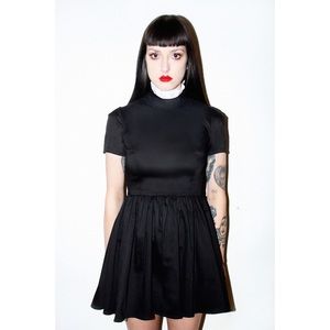 Deandri Roselle Priest Collar Dress